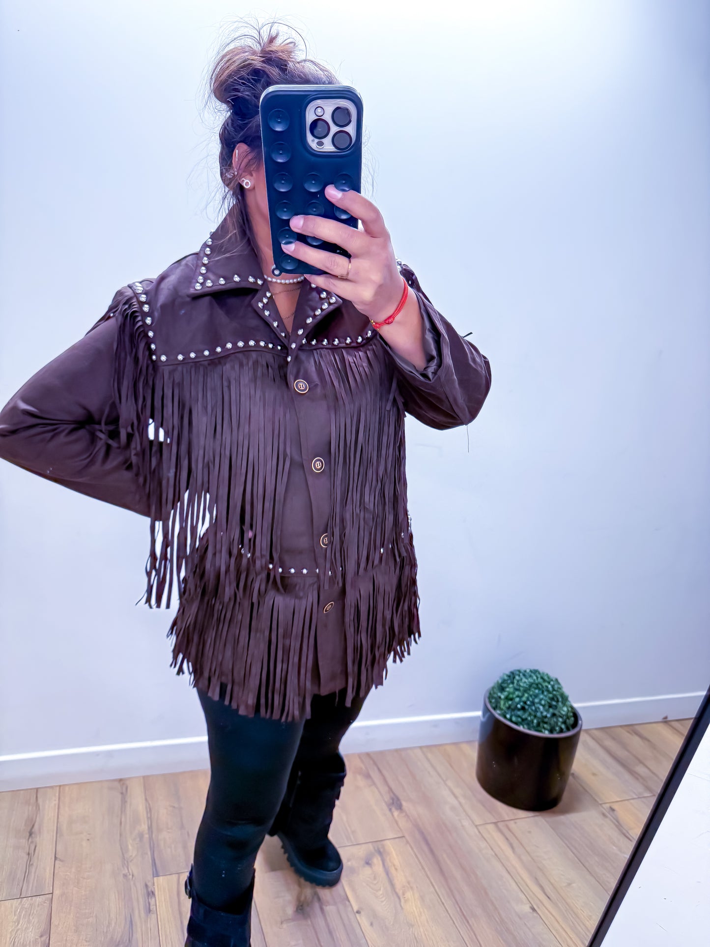 Veste Franges Western