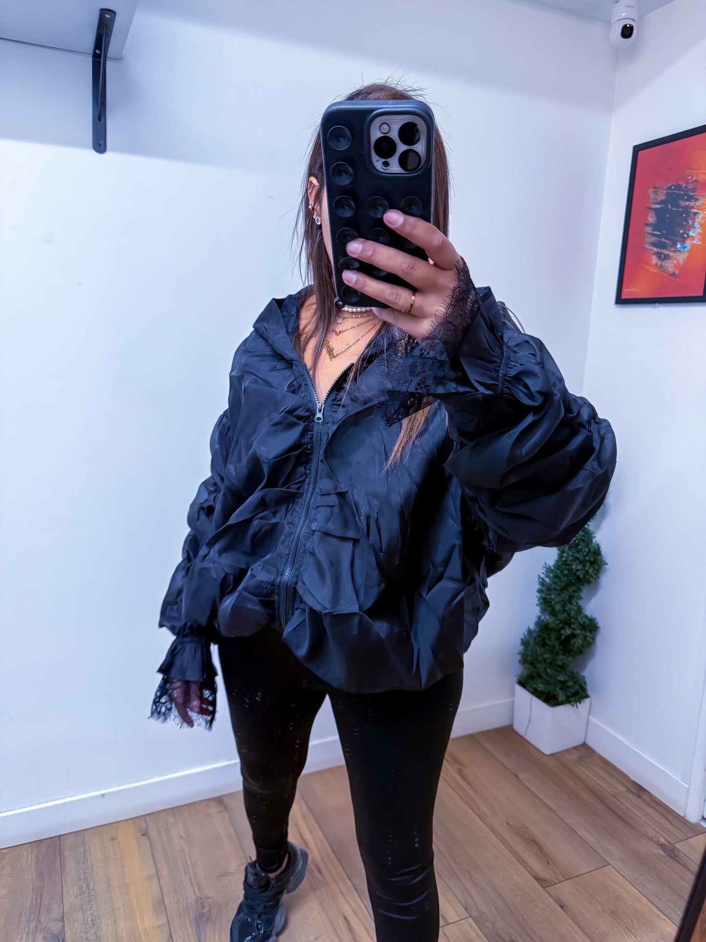 Veste Romantique Noire