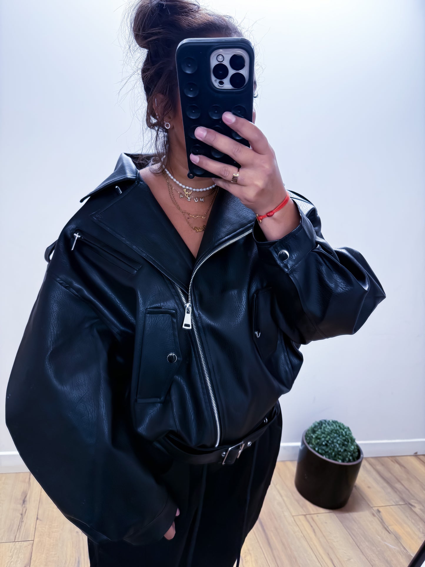 Veste Simili Cuir COVER Loose