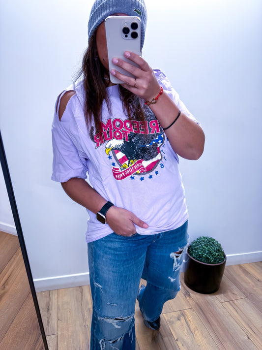 Tee-Shirt Rébellion - Violet Destroyé