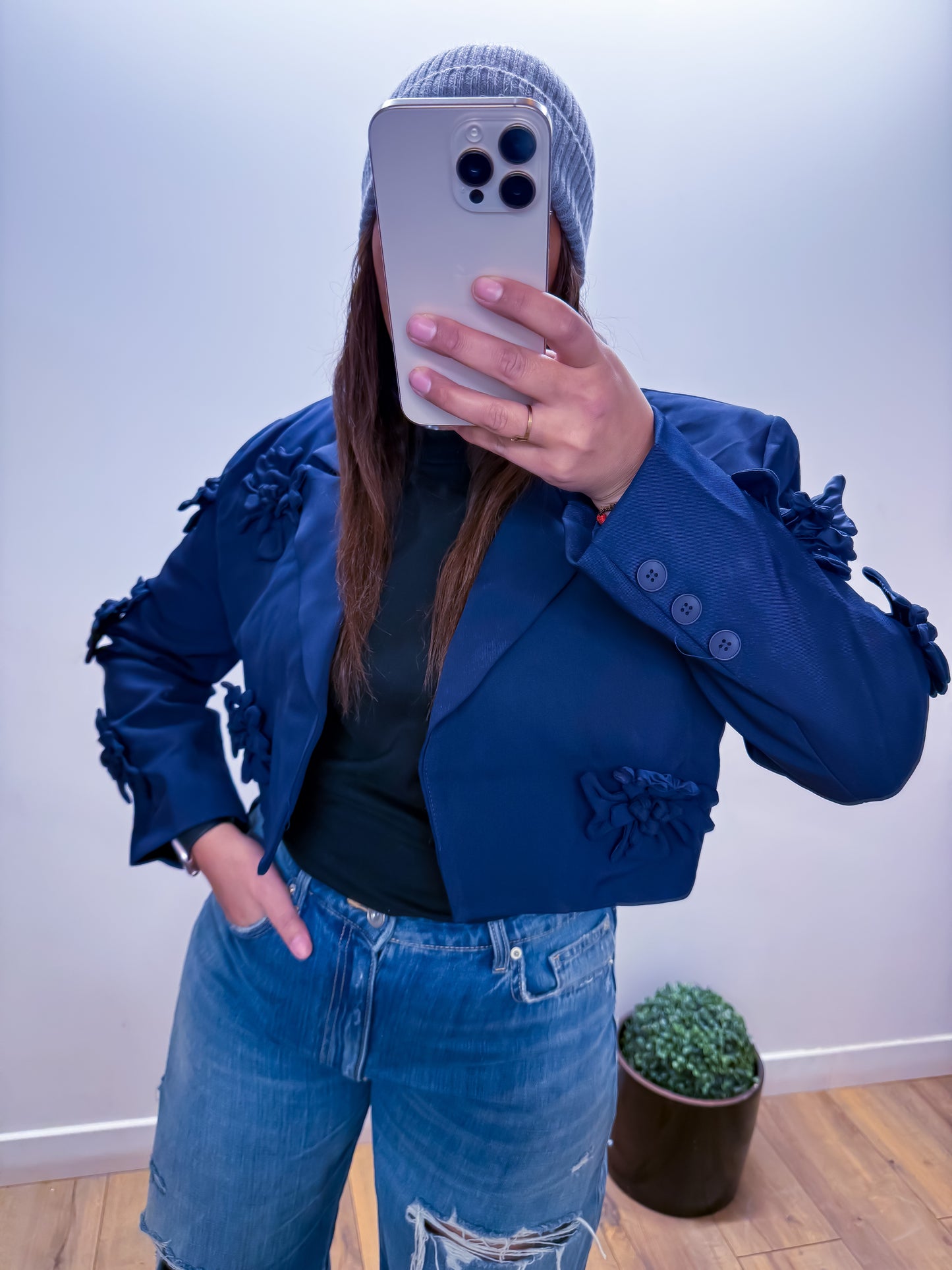 Blazer Floralis - Édition Fleurs 3D