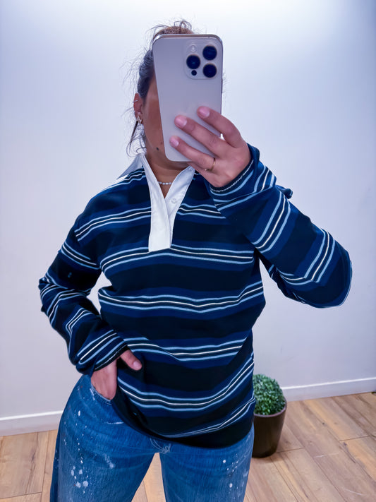 Polo Coton Rayé Inspiration Miu