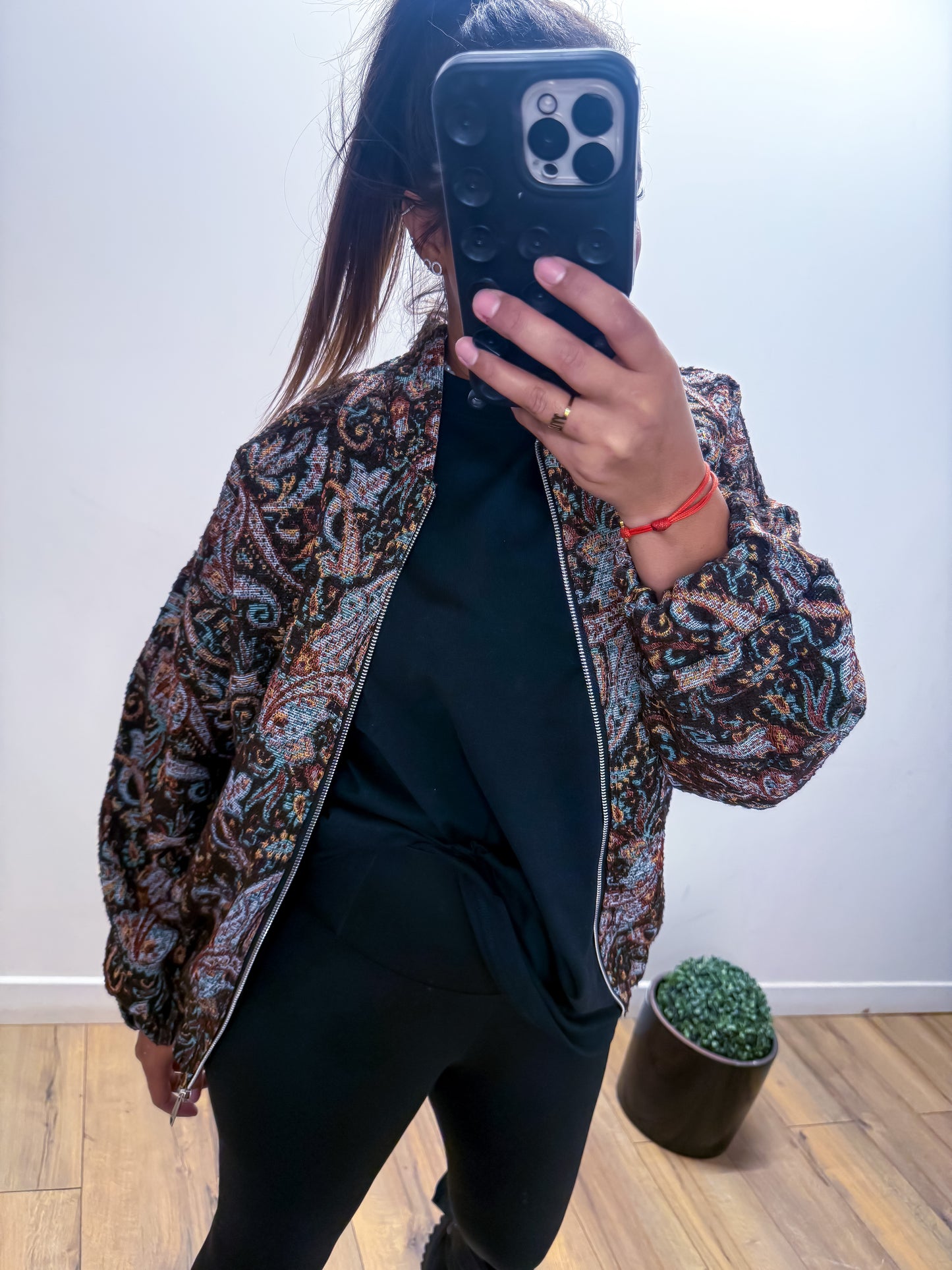 Bombers imprimé cachemire multicolore