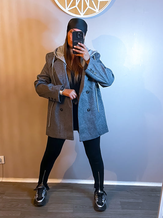 Manteau Aya gris