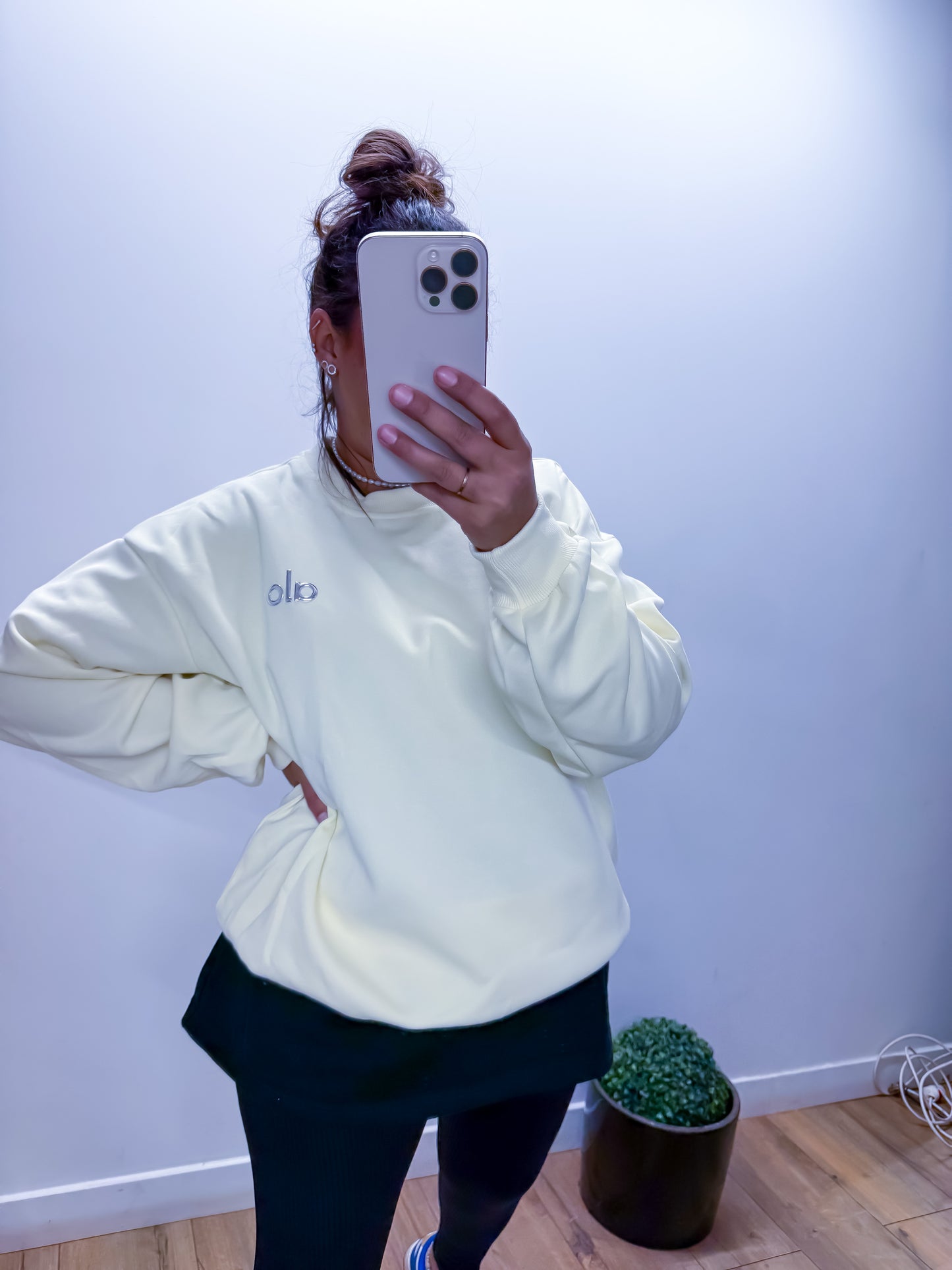 Pull LOOSE ALO Jaune Pâle