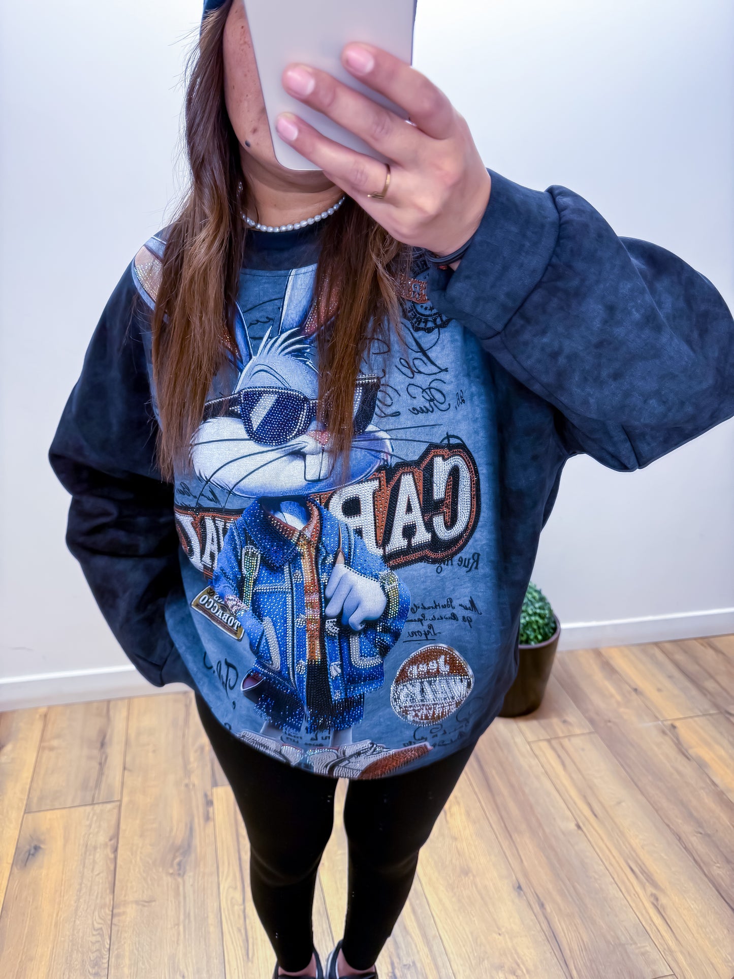 Hoodie Void Cocoon - Noir