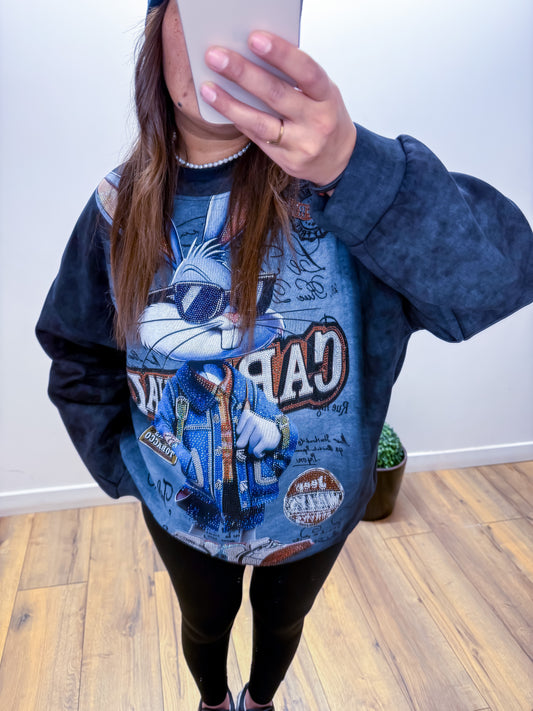 Hoodie Void Cocoon - Noir