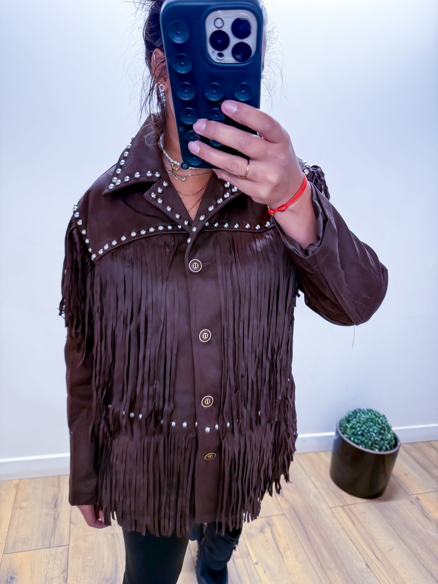 Veste Franges Western