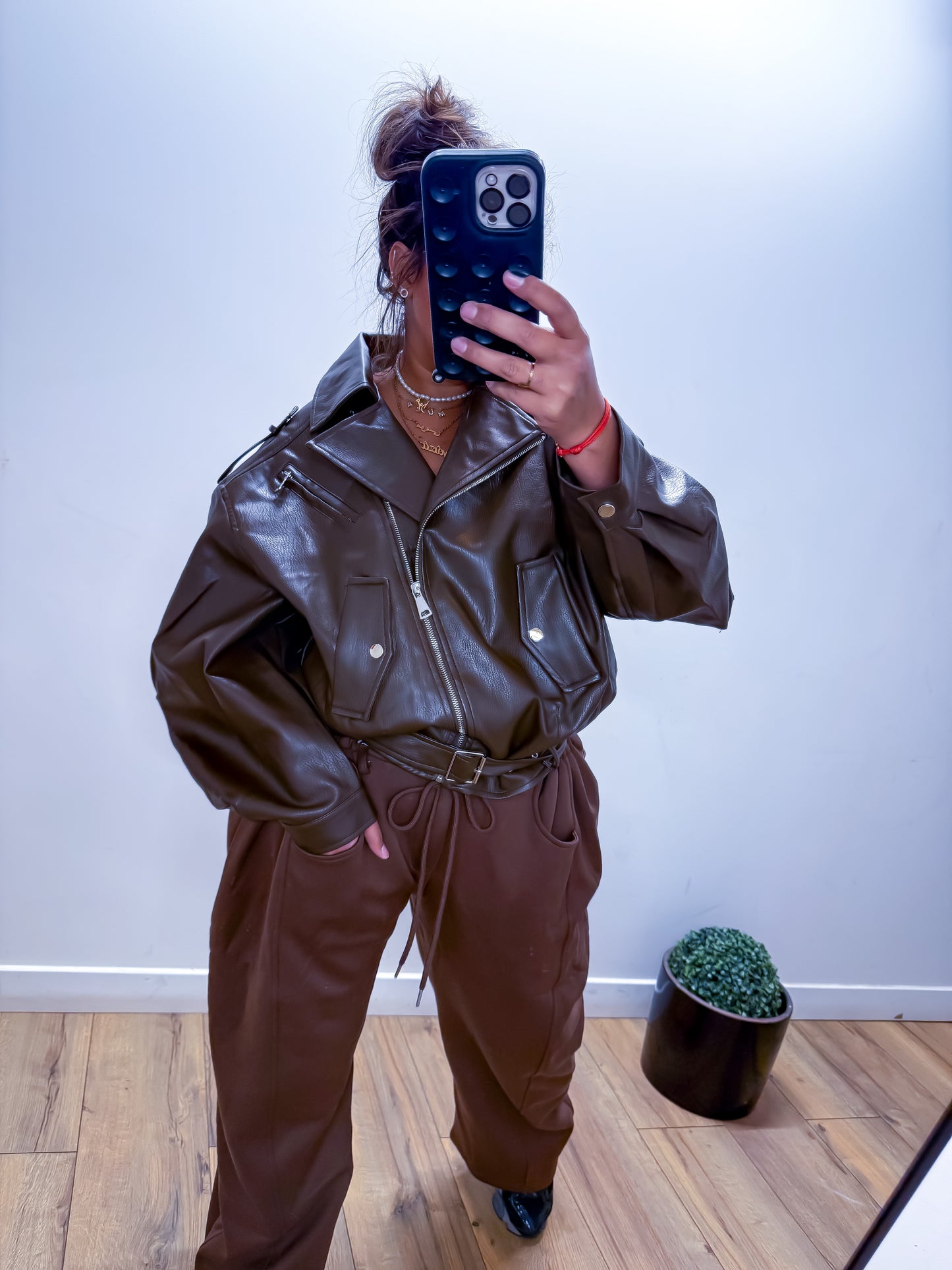 Veste Simili Cuir COVER Loose