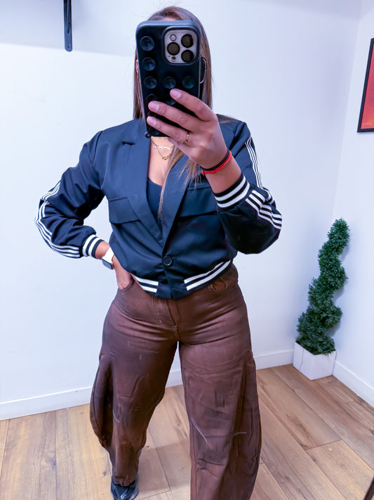 Jean ballon terracotta