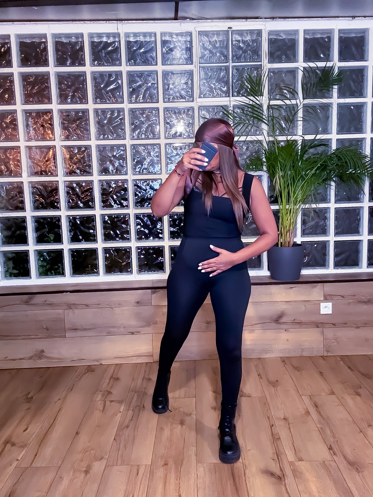 Legging Gainant Sculptant Noir