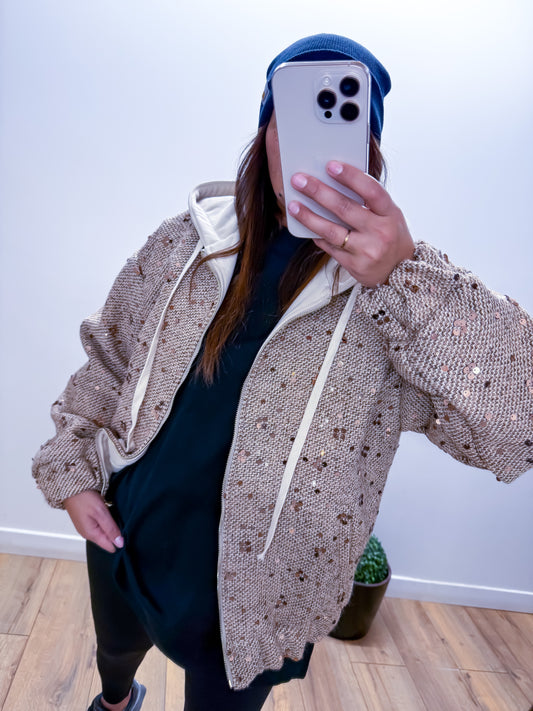 Sequin Ritual Hood