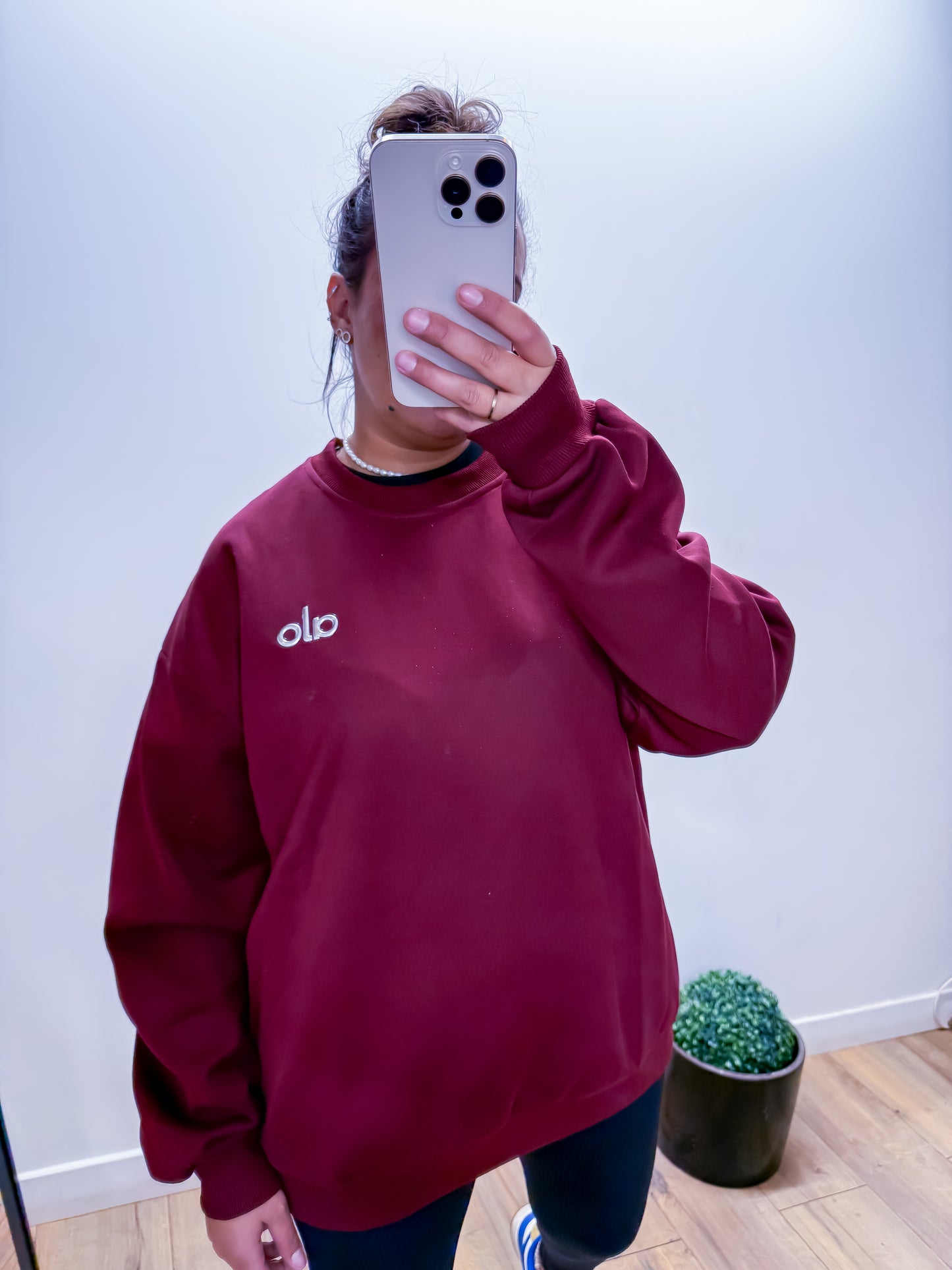 Pull LOOSE ALO Bordeaux