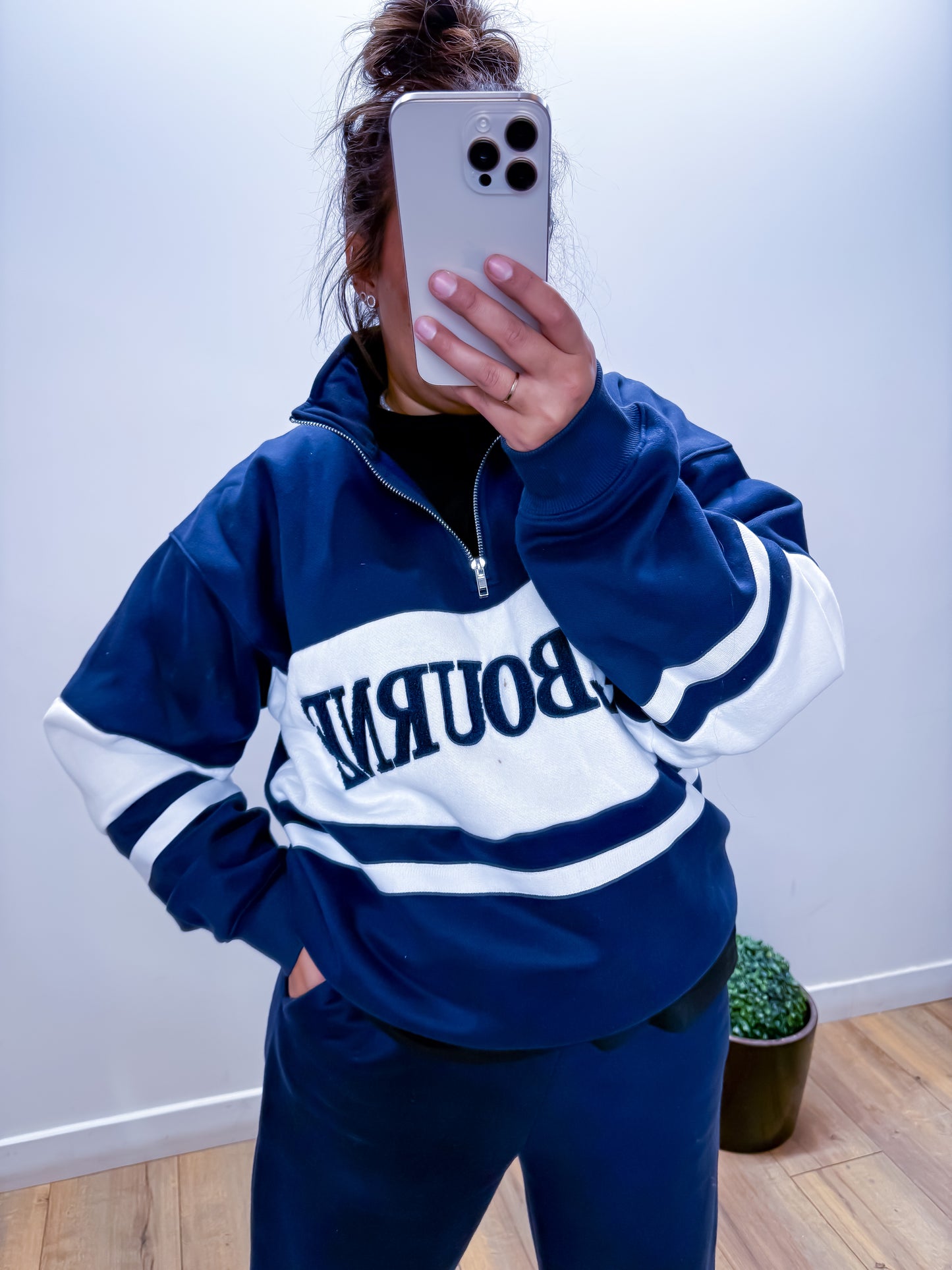 Ensemble Sportswear BOURN - Sweat Zippé et Pantalon