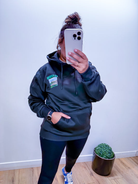 Hoodie ALGÉRIE - Sweat à Capuche Noir